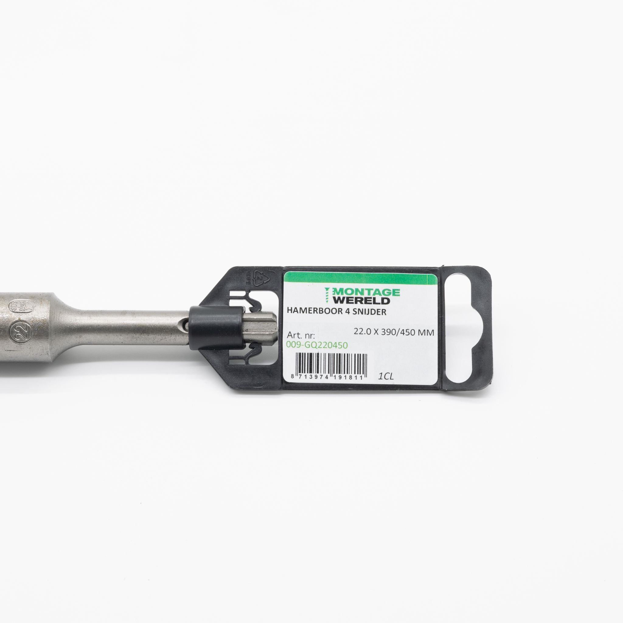 4-snijder 22.0x390/450mm Uni SDS Plus Premium PGM auto soldering Hamerboor Betonboor