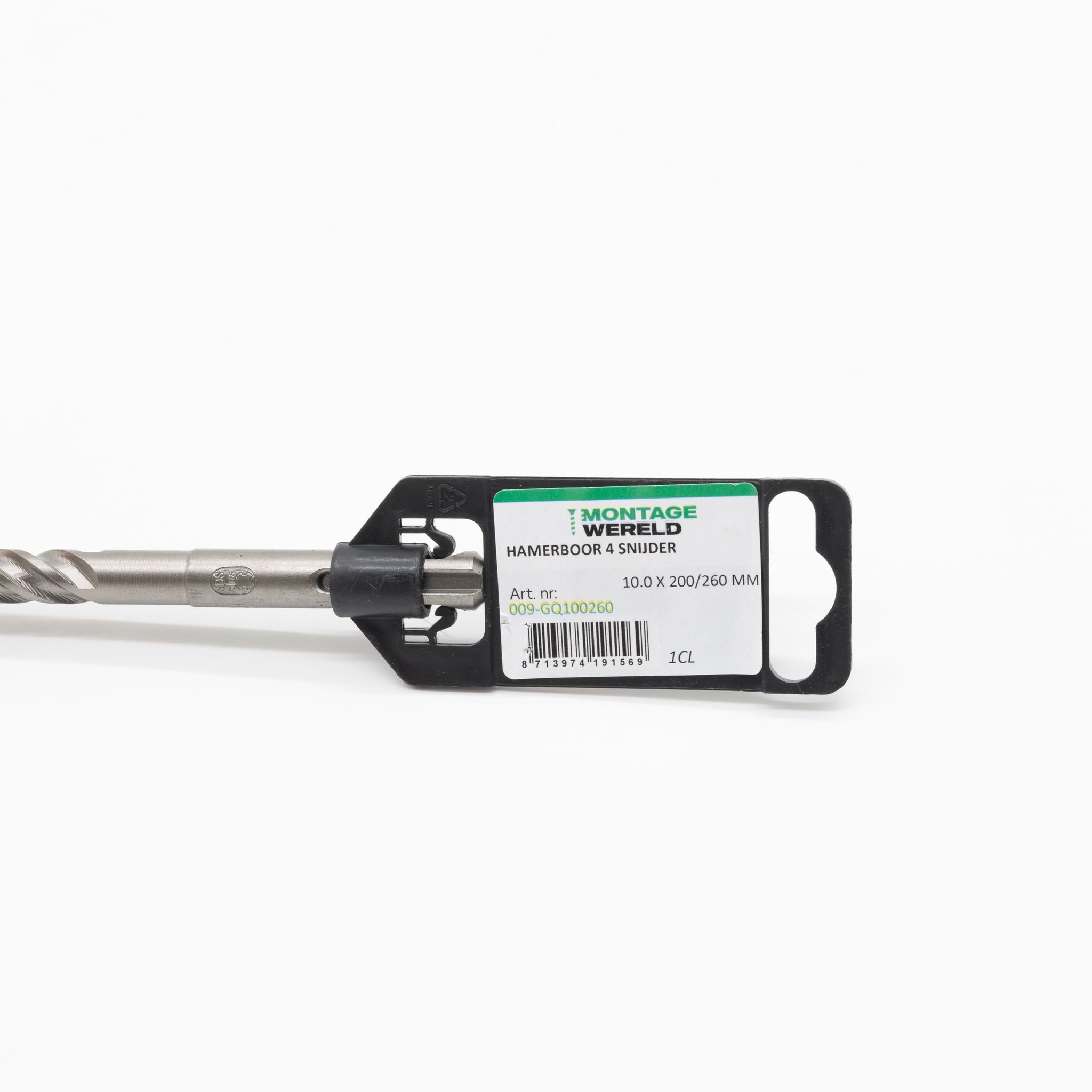4-snijder 10.0x200/260mm Uni SDS Plus Premium PGM auto soldering Hamerboor Betonboor