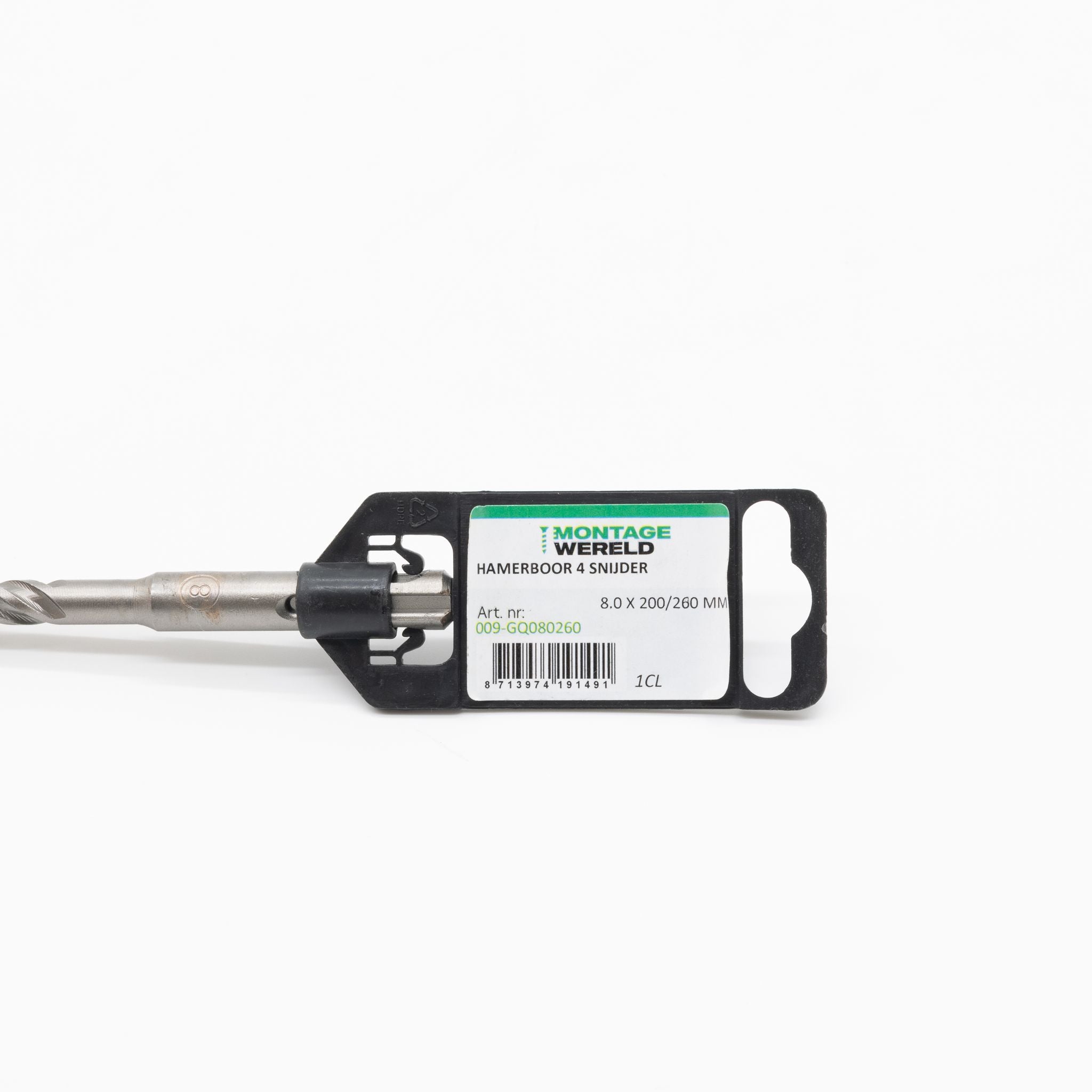 4-snijder 8.0x200/260mm Uni SDS Plus Premium PGM auto soldering Hamerboor Betonboor
