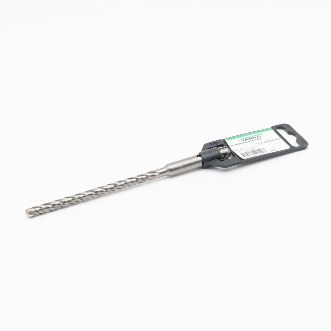 4-snijder 7.0x100/160mm Uni SDS Plus Premium PGM auto soldering Hamerboor Betonboor