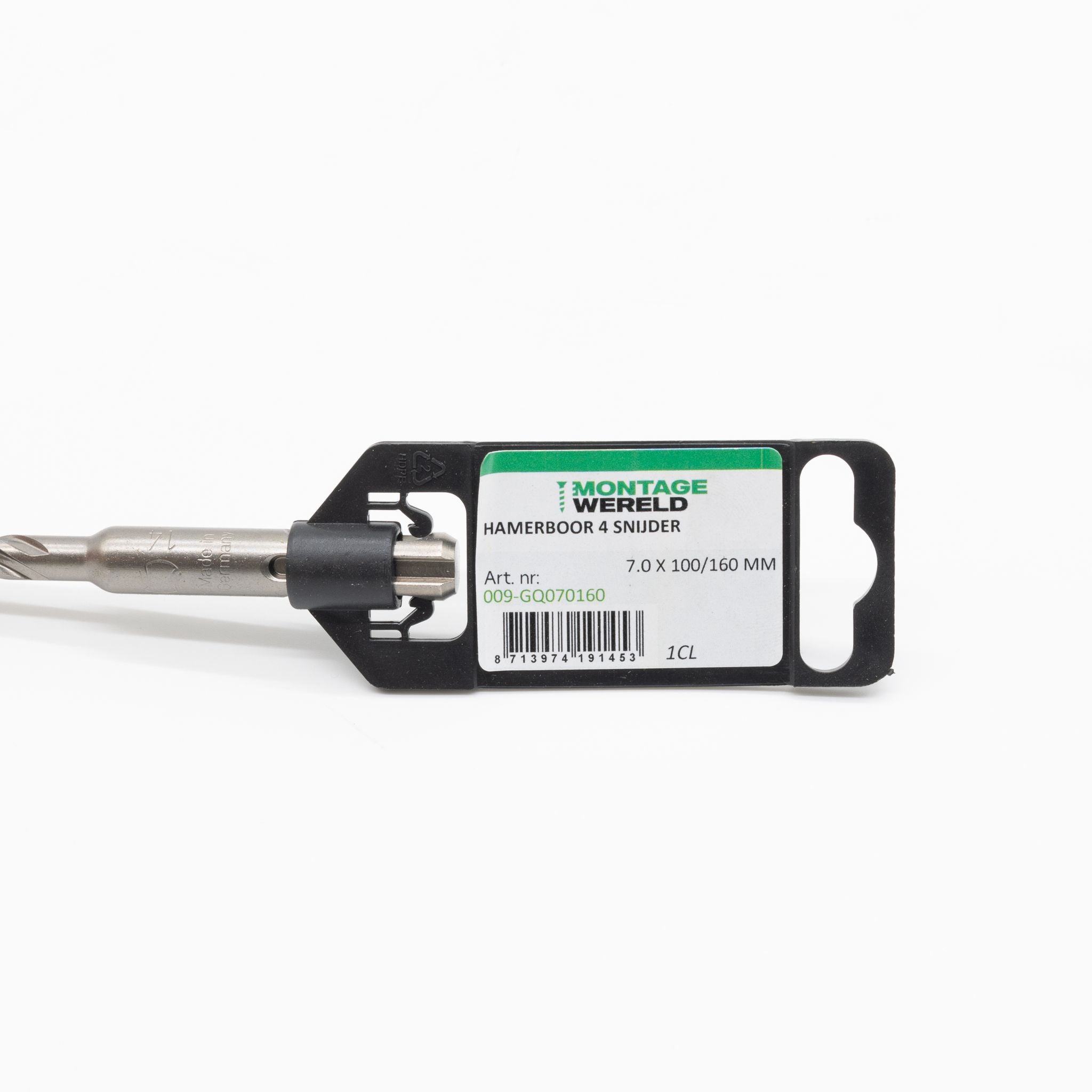 4-snijder 7.0x100/160mm Uni SDS Plus Premium PGM auto soldering Hamerboor Betonboor