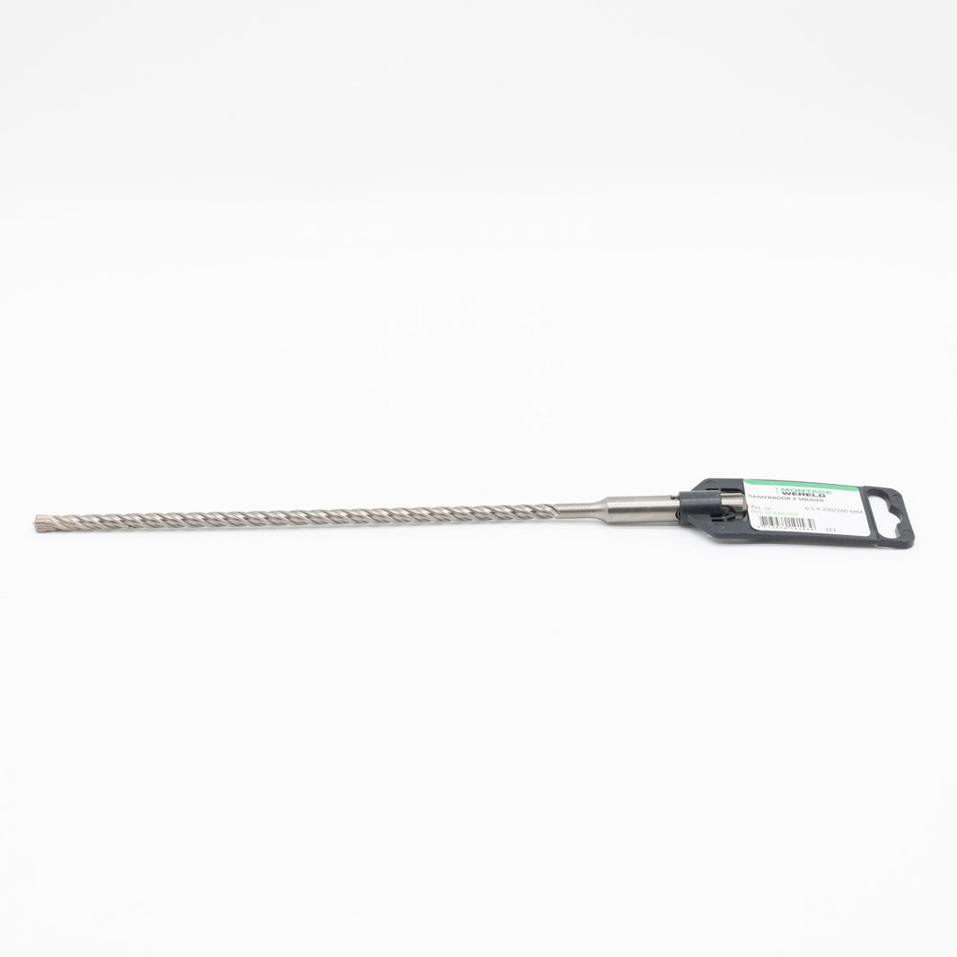 4-snijder 6.5x200/260mm Uni SDS Plus Premium PGM auto soldering Hamerboor Betonboor
