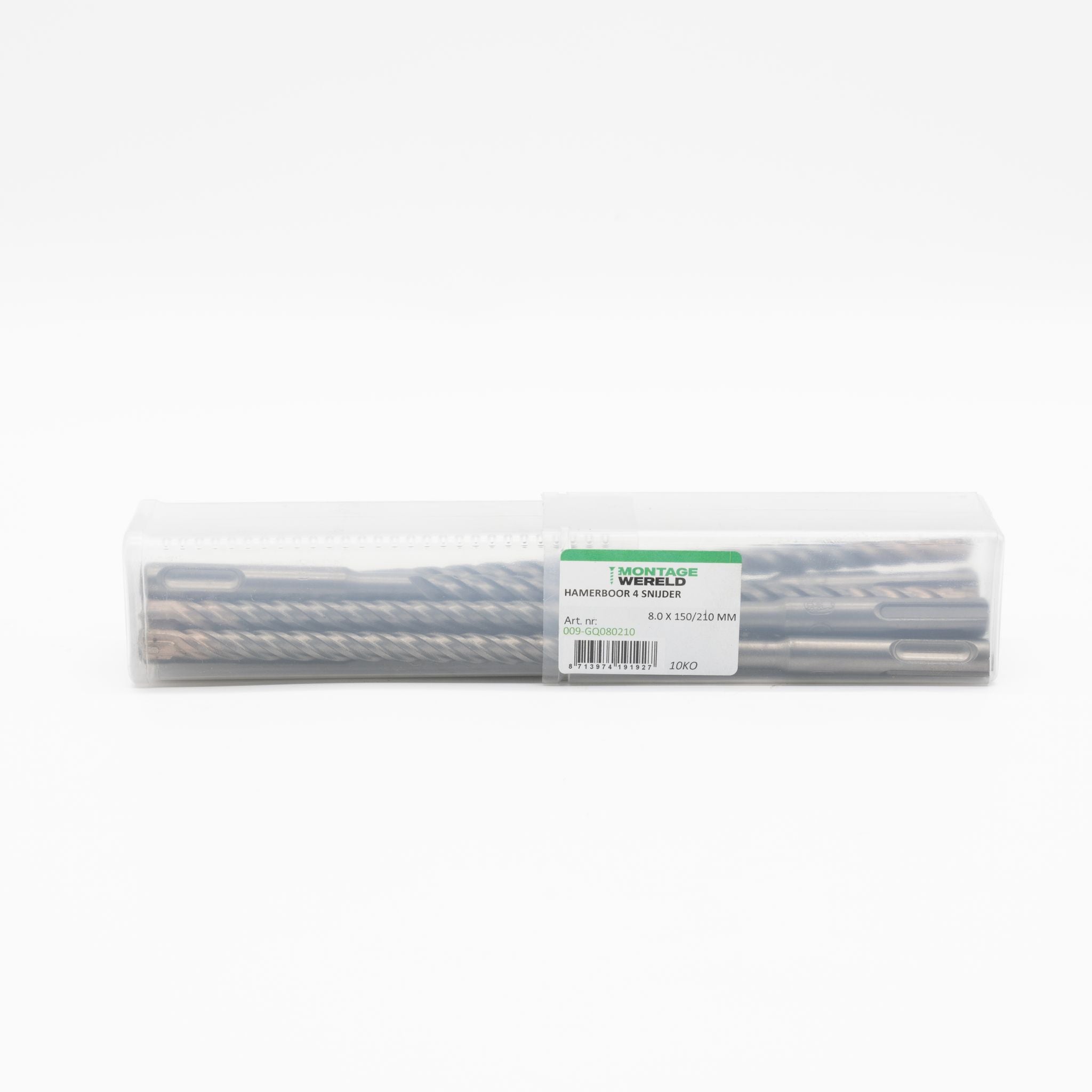 4-snijder 8.0x150/210mm Uni SDS Plus Premium PGM auto soldering Hamerboor Betonboor