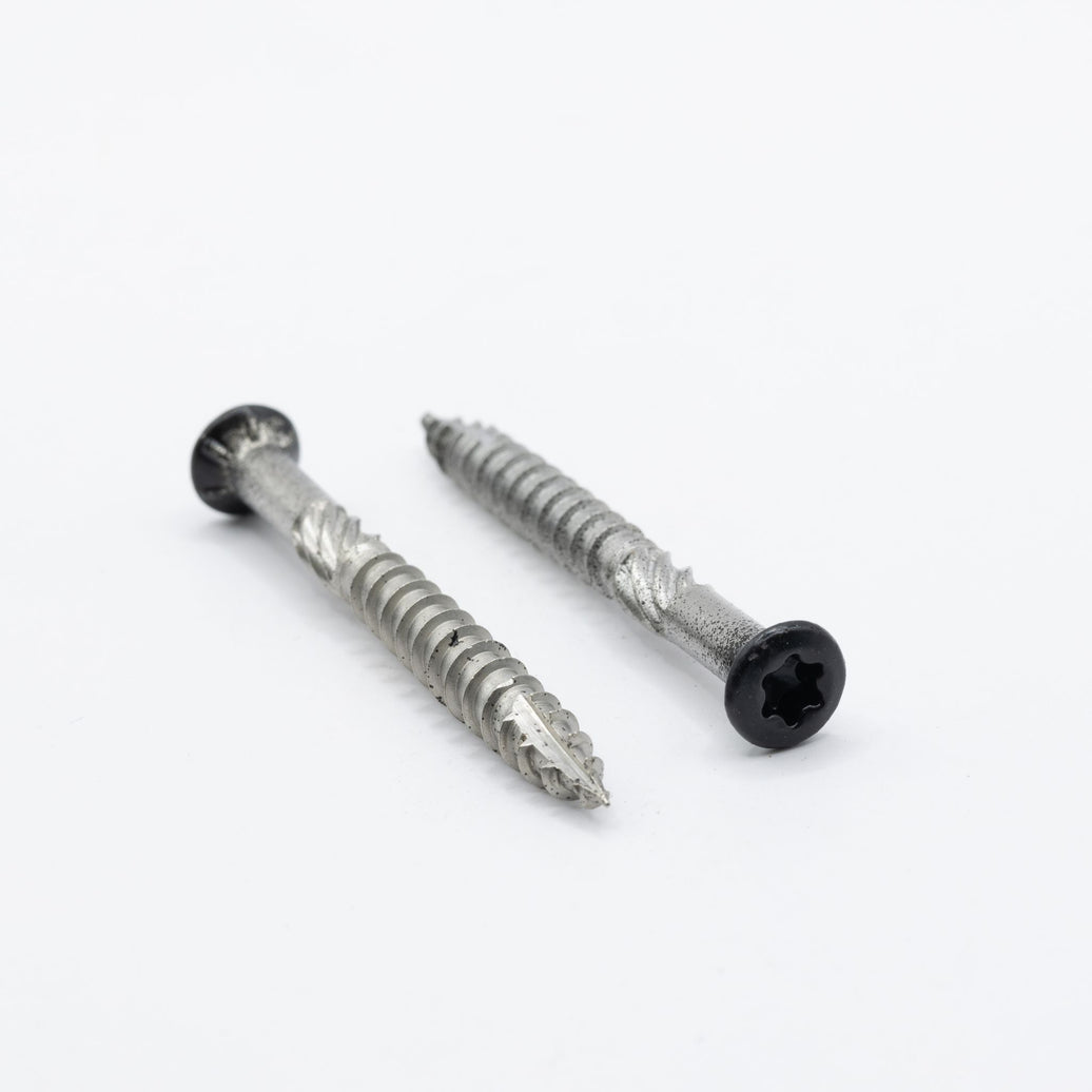 Proftec 5.0x50/30mm TORX tuinhoutschroeven zwart RVS-410 200st