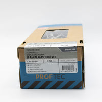 Proftec 5.0x50/30mm TORX spaanplaatschroeven RVS-410 200st
