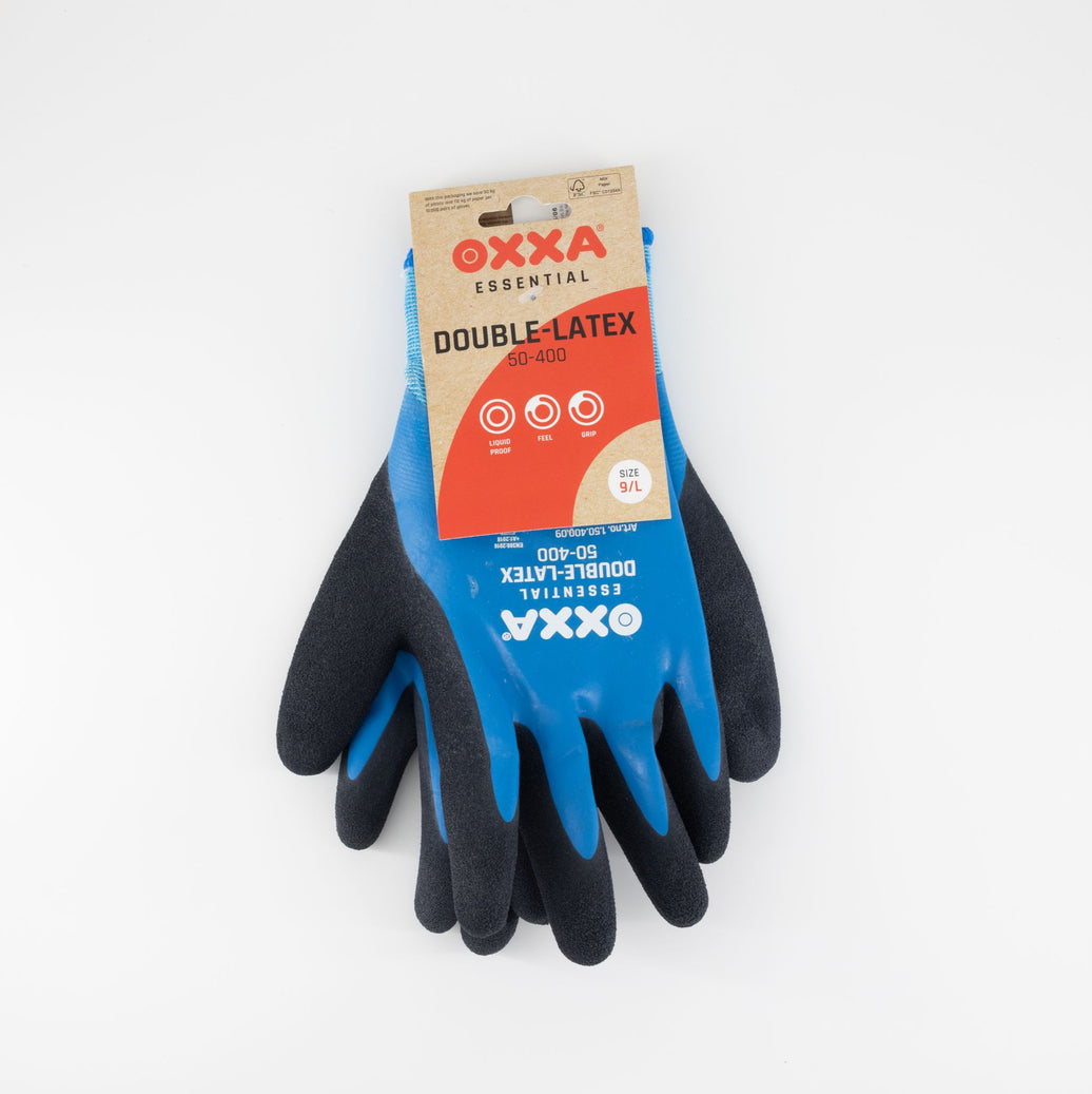 OXXA® maat 9/L Double-Latex 50-400 handschoenen