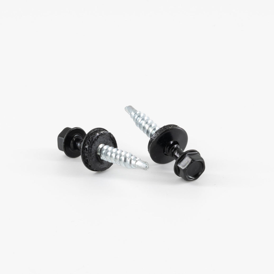 Dak&Gevel 4.9x35mm profielplaatschroef verzinkt zwart 200st