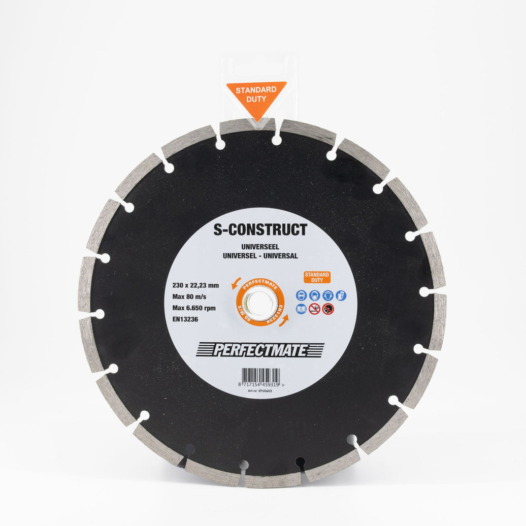 Perfectmate 230mm S-Construct diamantzaagblad buget