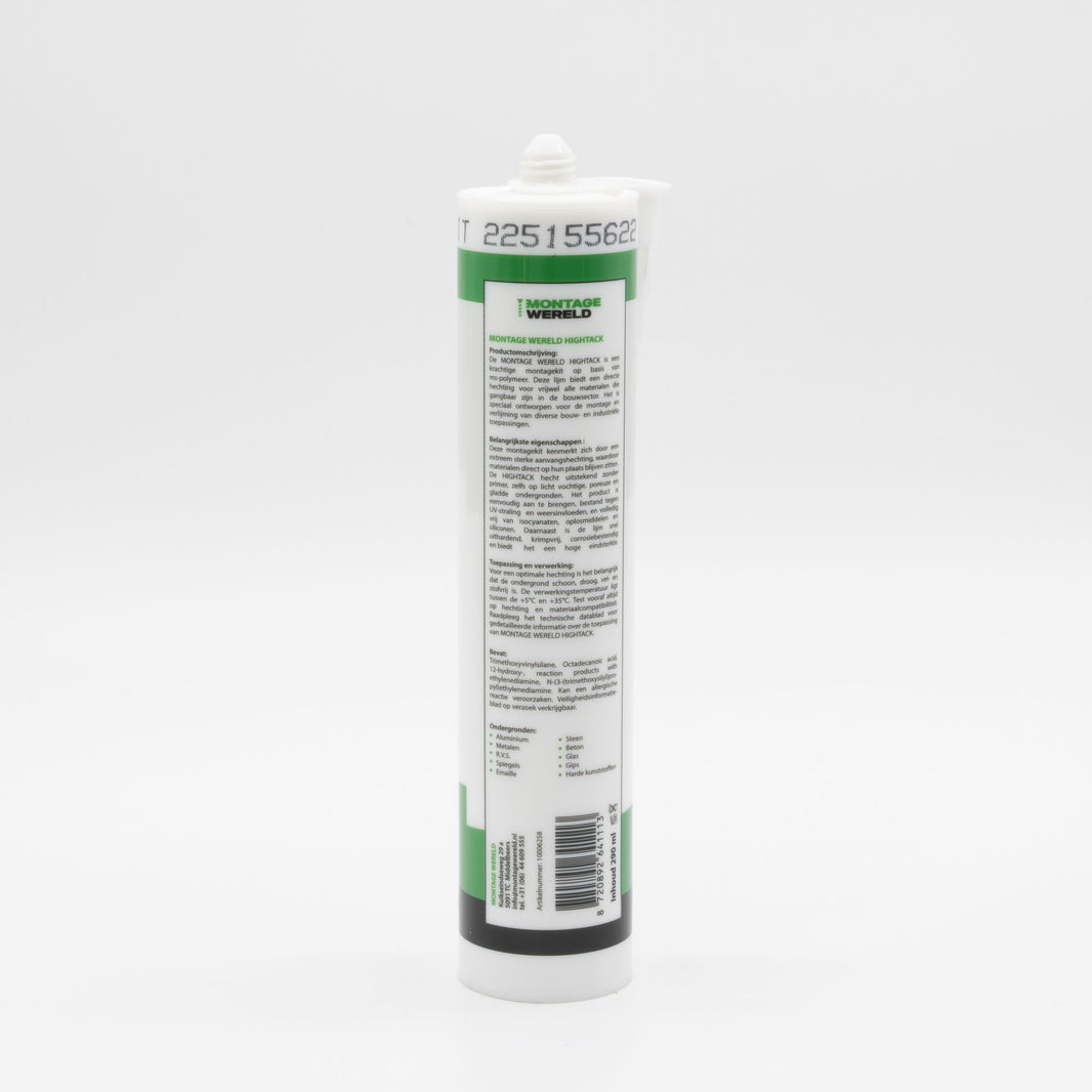 Montagewereld HighTack wit 290ml