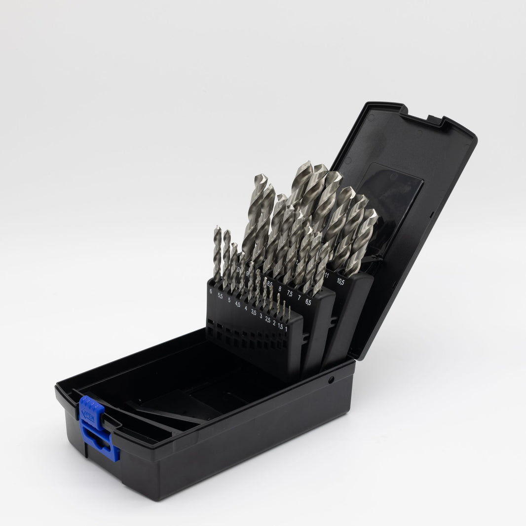 Metaalborenset HSS-G Geslepen premium 25-delig