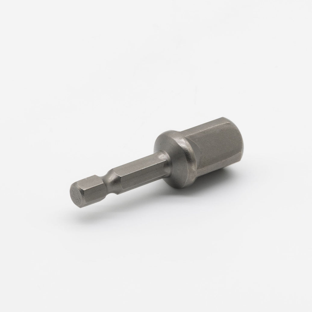 Adapter 1/4" Quicklock naar 1/2" vierkant met bal 50mm