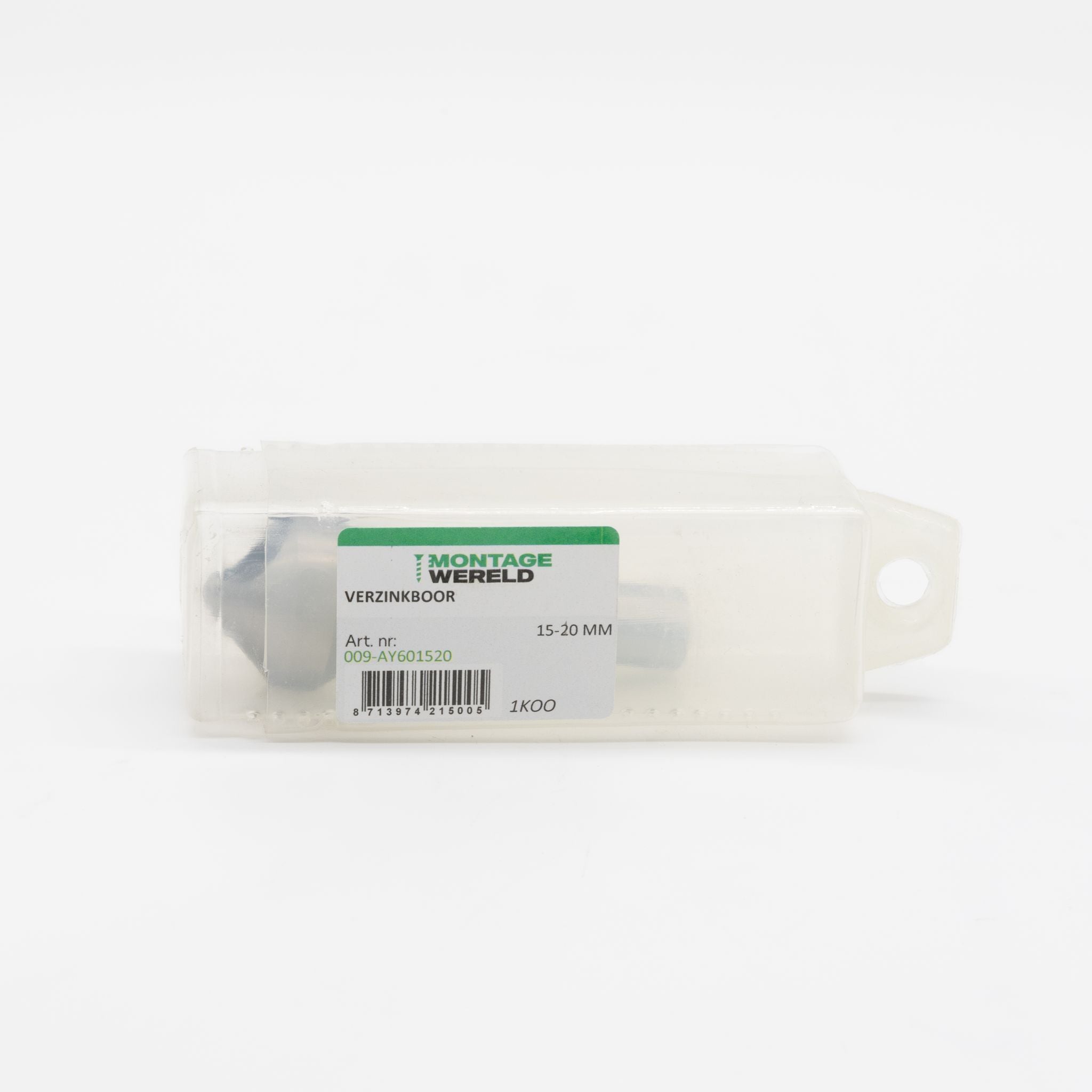 Verzinkboor met gat HSS 15/20mm