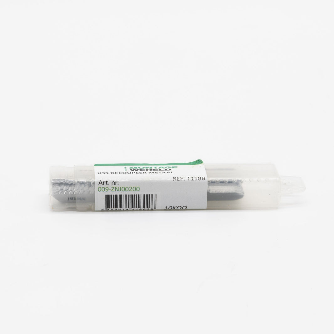 10st Montagewereld HSS decoupeer zaagblad metaal 55mm 12TPI