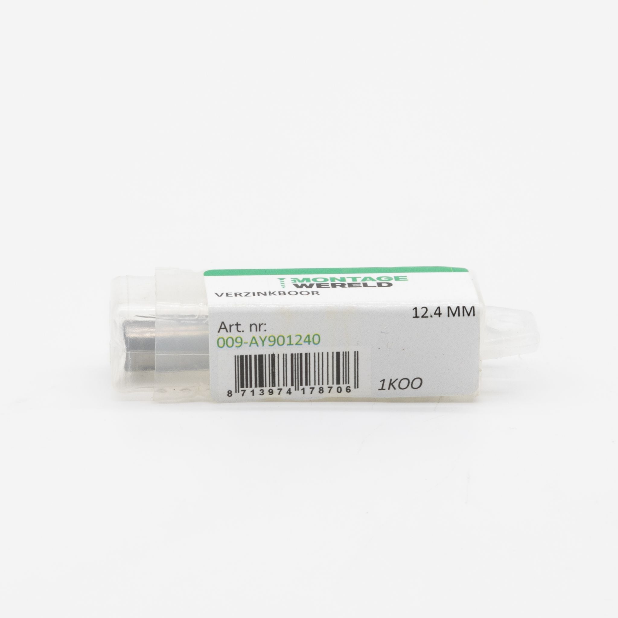 Verzinkboor HSS 12.4mm
