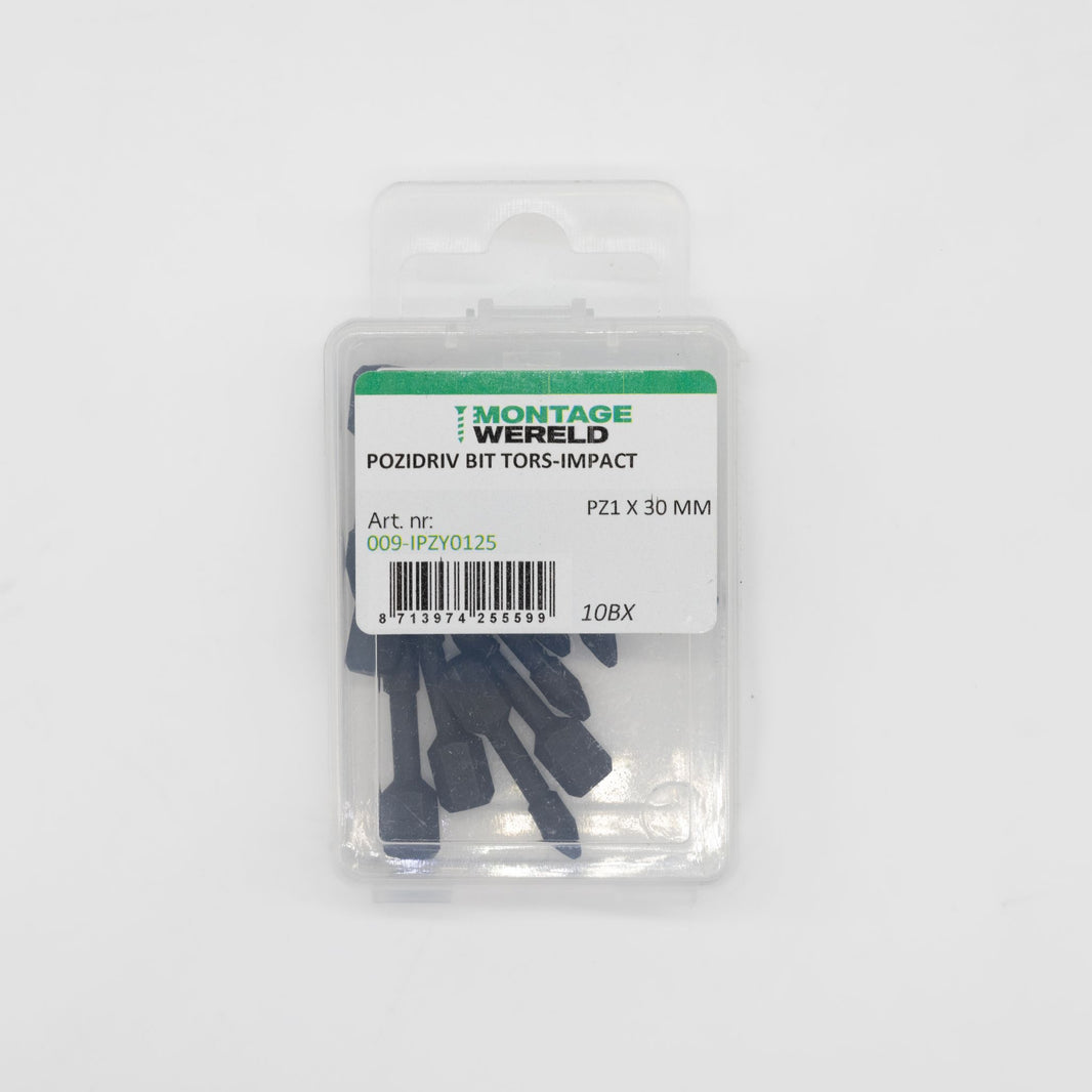 10st Montagewereld bit PZ1x30mm Tors-Impact