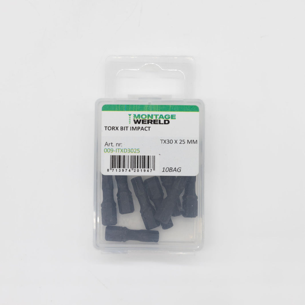 10st Montagewereld bit TX30x25mm Tors-Impact