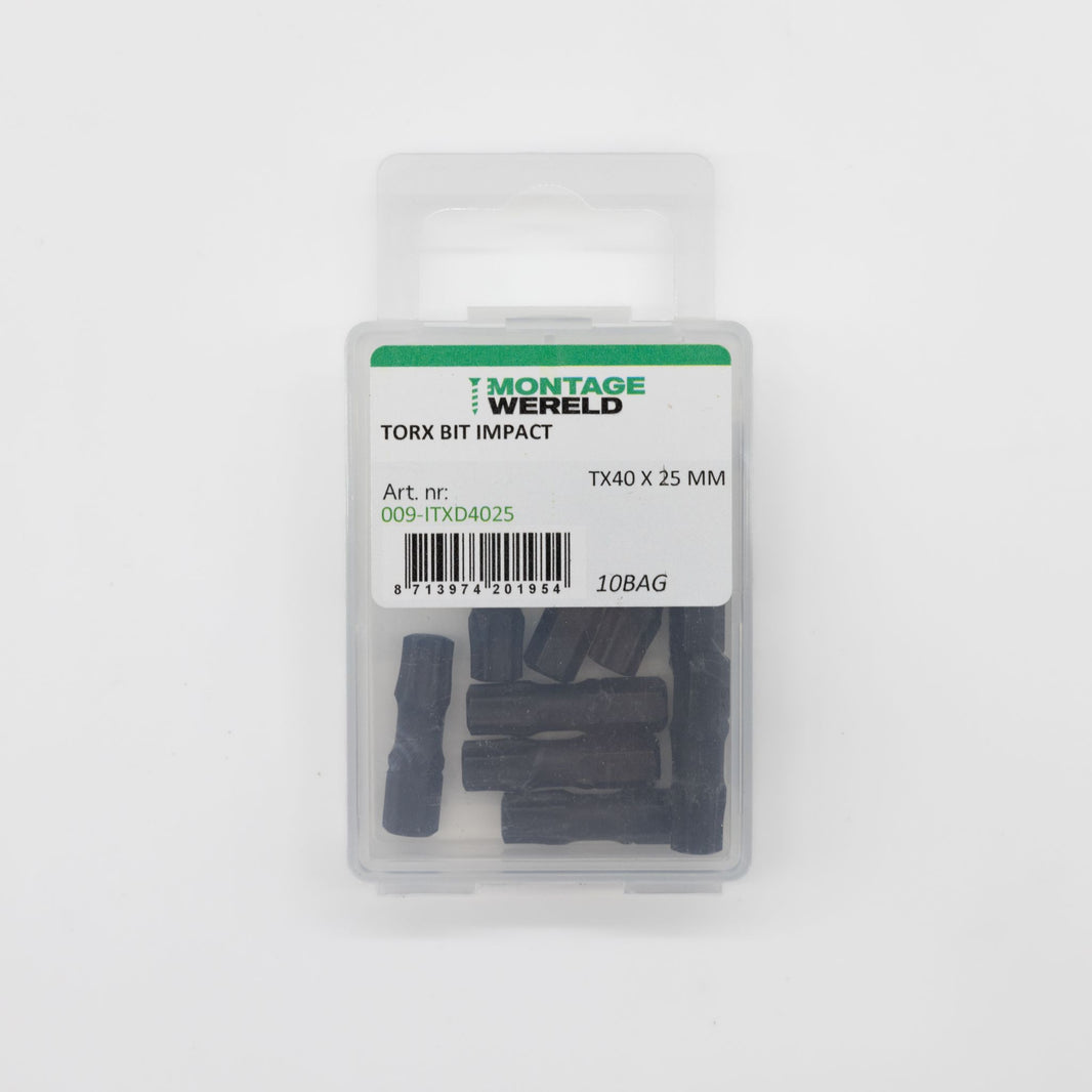 10st Montagewereld bit TX40x25mm Tors-Impact