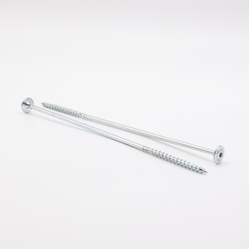 Proftec 8.0x300/80mm TORX houtbouwschroef verzinkt 50st